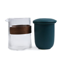 Набор для чайной церемонии 4 предметов на 2 персоны: чашка 55 мл, чайник 400 мл 9760636