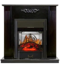 Каминокомплект Смолком LUMSDEN STD-ASP с RealFlame MAJESTIC-S LUX BL LT Темный орех