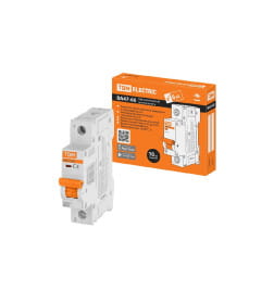 Выключатель автоматический ВА47-60 1Р 4А 6кА х-ка С TDM SQ0223-0071