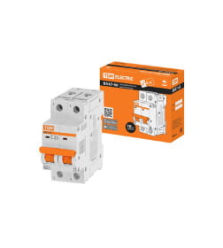Выключатель автоматический ВА47-60 2Р 25А 6кА х-ка С TDM SQ0223-0095