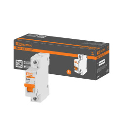 Выключатель автоматический ВА47-63 1Р 63А 4,5кА х-ка B TDM SQ0218-0045