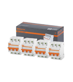 Выключатель автоматический ВА47-63 3Р 25А 4,5кА х-ка B TDM SQ0218-0057