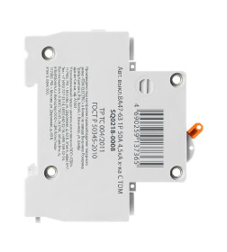 Выключатель автоматический ВА47-63 1Р 50А 4,5кА х-ка С TDM SQ0218-0008