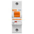 Выключатель автоматический ВА47-125 1Р 40А 15кА х-ка С TDM SQ0208-0055 (SQ0208-0055) 