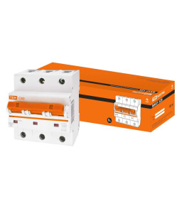 Выключатель автоматический ВА47-125 3Р 80А 15кА х-ка С TDM SQ0208-0082