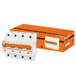 Выключатель автоматический ВА47-125 4Р 100А 15кА х-ка С TDM SQ0208-0095