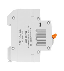 Выключатель автоматический ВА47-100 1Р 125А 10кА х-ка D TDM SQ0207-0093