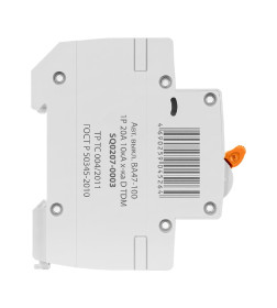 Выключатель автоматический ВА47-100 1Р 20А 10кА х-ка D TDM SQ0207-0003