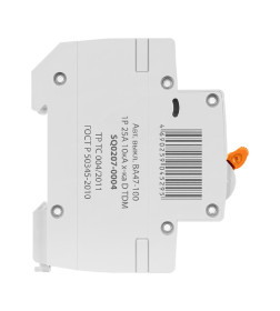 Выключатель автоматический ВА47-100 1Р 25А 10кА х-ка D TDM SQ0207-0004