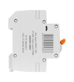 Выключатель автоматический ВА47-100 1Р 40А 10кА х-ка D TDM SQ0207-0007