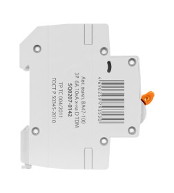 Выключатель автоматический ВА47-100 3Р 6А 10кА х-ка D TDM SQ0207-0142