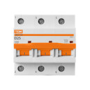 Выключатель автоматический ВА47-100 3Р 25А 10кА х-ка D TDM SQ0207-0026 (SQ0207-0026) 