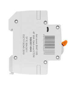 Выключатель автоматический ВА47-100 4Р 80А 10кА х-ка D TDM SQ0207-0043
