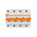 Выключатель автоматический ВА47-100 4Р 125А 10кА х-ка D TDM SQ0207-0096 (SQ0207-0096) 