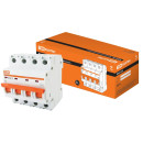 Выключатель автоматический ВА47-29 4Р 25А 4,5кА х-ка В TDM SQ0206-0060 (SQ0206-0060) 