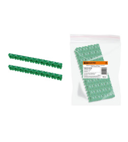 Маркер наборный - символ "5" зеленый 4 мм2 (100 шт.) TDM SQ0534-0036