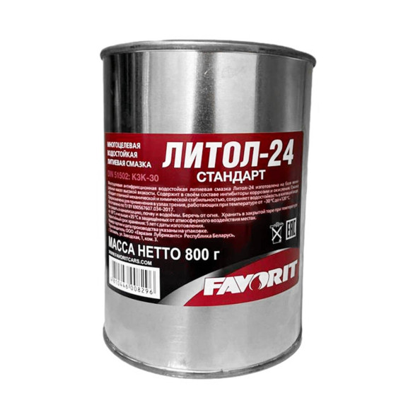 Смазка Литол-24 Favorit СТАНДАРТ 800гр (57504) 