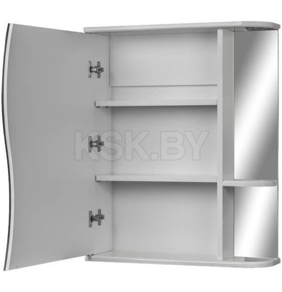 Шкаф- зеркало Айсберг Волна 1-55 см. левый DA1032HZ (DA1032HZ) 