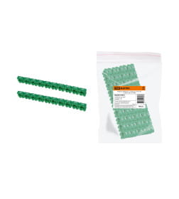 Маркер наборный - символ "5" зеленый 2,5 мм2 (150 шт.) TDM SQ0534-0021