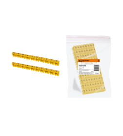 Маркер наборный - символ "4" желтый 2,5 мм2 (150 шт.) TDM SQ0534-0020