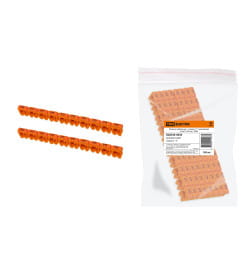 Маркер наборный - символ "3" оранжевый 4 мм2 (100 шт.) TDM SQ0534-0034