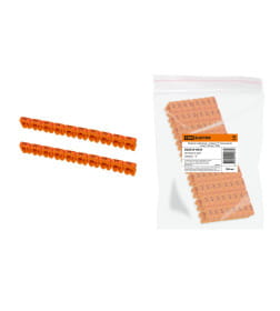 Маркер наборный - символ "3" оранжевый 4 мм2 (100 шт.) TDM SQ0534-0034