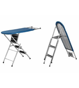 Доска гладильная стремянка,  PERFECTO LINEA Ruby 1, (1250х340 мм), с подставкой под утюг 42-142303