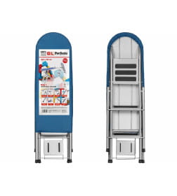 Доска гладильная стремянка,  PERFECTO LINEA Ruby 1, (1250х340 мм), с подставкой под утюг 42-142303