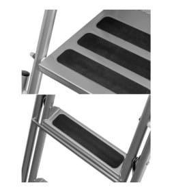 Доска гладильная  стремянка,PERFECTO LINEA Ruby 2, (1250х340 мм), с подставкой под утюг 42-142304