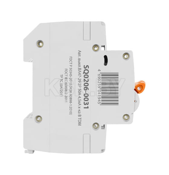 Выключатель автоматический ВА47-29 2Р 50А 4,5кА х-ка В TDM SQ0206-0031 (SQ0206-0031) 