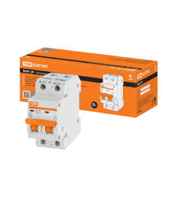 Выключатель автоматический ВА47-29 2Р 1А 4,5кА х-ка С TDM SQ0206-0084