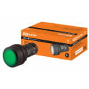 Кнопка SB7-CW3361 с возвратом, 1НО, d22 мм, с подсветкой 220 В LED, зеленая, IP54 TDM (SQ0746-0025) 