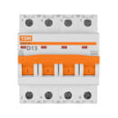 Выключатель автоматический ВА47-29 4Р 13А 4,5кА х-ка D TDM SQ0206-0188 (SQ0206-0188) 