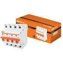 Выключатель автоматический ВА47-29 4Р 5А 4,5кА х-ка D TDM SQ0206-0184 (SQ0206-0184) 