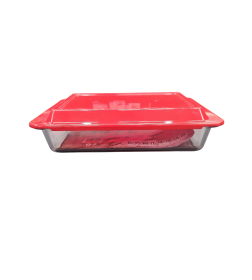 Форма для запекания стекл. (крышка пласт.) 28,5х18,5 см, 1,5 л (9086) 9086_CH89872