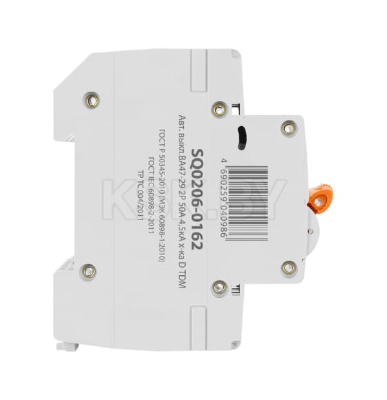 Выключатель автоматический ВА47-29 2Р 50А 4,5кА х-ка D TDM SQ0206-0162 (SQ0206-0162) 