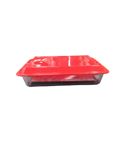 Форма для запекания стекл. (крышка пласт.) 38,5х24,5 см, 3,7 л (9088) 9088_CH89896