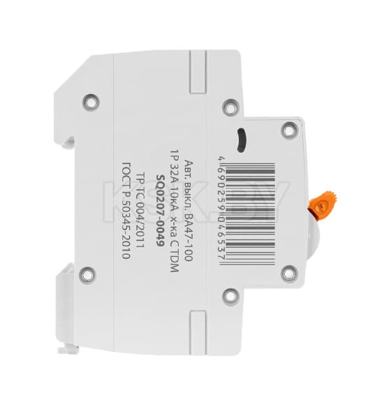 Выключатель автоматический ВА47-100 1Р 32А 10кА х-ка С TDM SQ0207-0049 (SQ0207-0049) 
