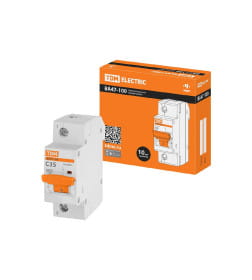 Выключатель автоматический ВА47-100 1Р 35А 10кА х-ка С TDM SQ0207-0050