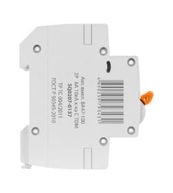 Выключатель автоматический ВА47-100 2Р 6А 10кА х-ка С TDM SQ0207-0137