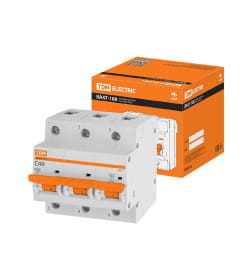Выключатель автоматический ВА47-100 3Р 40А 10кА х-ка С TDM SQ0207-0073
