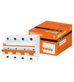 Выключатель автоматический ВА47-100 4Р 32А 10кА х-ка С TDM SQ0207-0082