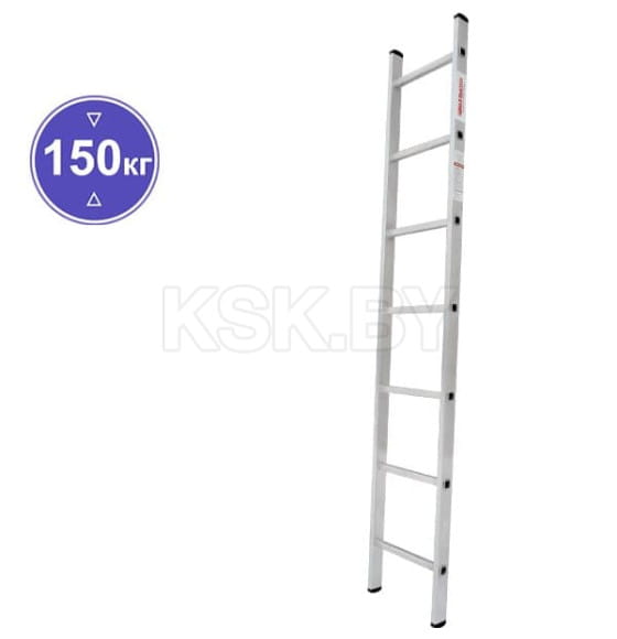 Лестница 1х 7 односекционная алюминиевая  серия NV121 Новая высота (1210107) 