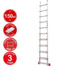 Лестница алюминиевая приставная (10 ступеней) NV 3217 Новая Высота 3217110 (3217110) 