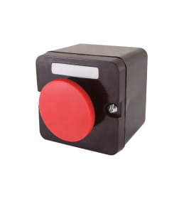 Пост кнопочный ПКЕ 212-1 У3 (красный гриб) IP40 TDM SQ0742-0002
