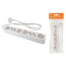 Удлинитель 8 гнезд (4 б/з+4 с/з), 1,5 метра, ПВС 3х1,5мм2 16А/250В TDM У044 SQ1303-0310 (SQ1303-0310) 