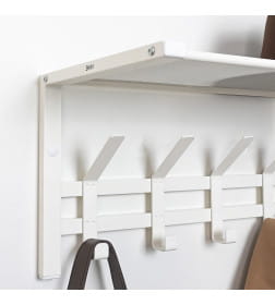 Вешалка с полкой "Торонто 11" 470х268х268мм (Белый)