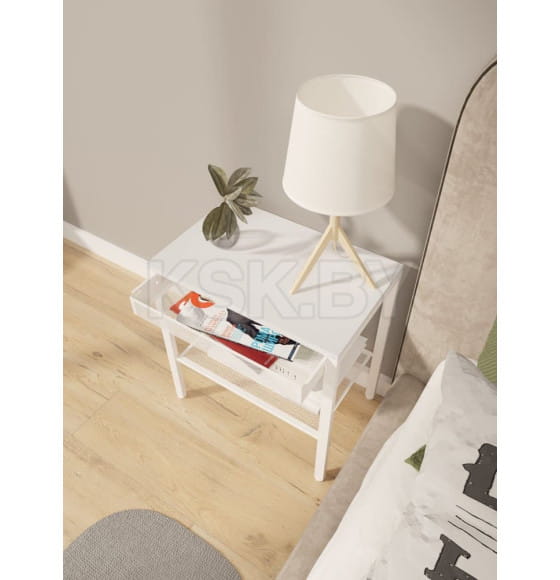 Тумба прикроватная "ТОРОНТО 12ЛЯ" 470х310х500мм (Белый) (ТТ12ЛЯ  Б) 