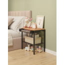 Тумба прикроватная "ТОРОНТО 12ЛЯ" 470х310х500мм (Черный) (ТТ12ЛЯ  Ч) 