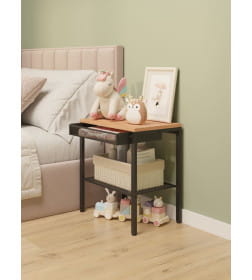 Тумба прикроватная "ТОРОНТО 12ЛЯ" 470х310х500мм (Черный)